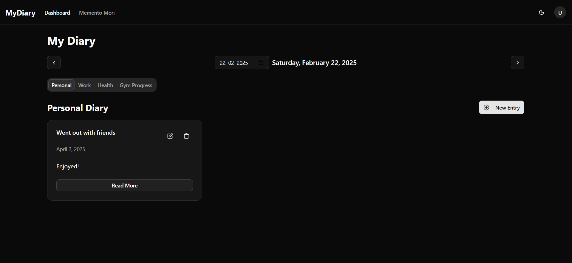Diary App